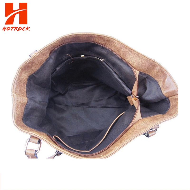 online shopping Modern Ladies Handbags Custom Logo PU leather Tote Bags for women