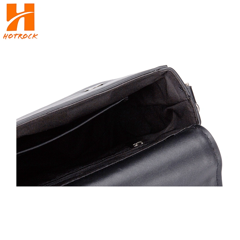 OEM Fashion Black PU Leather Shoulder Crossbody Bags for women Gift