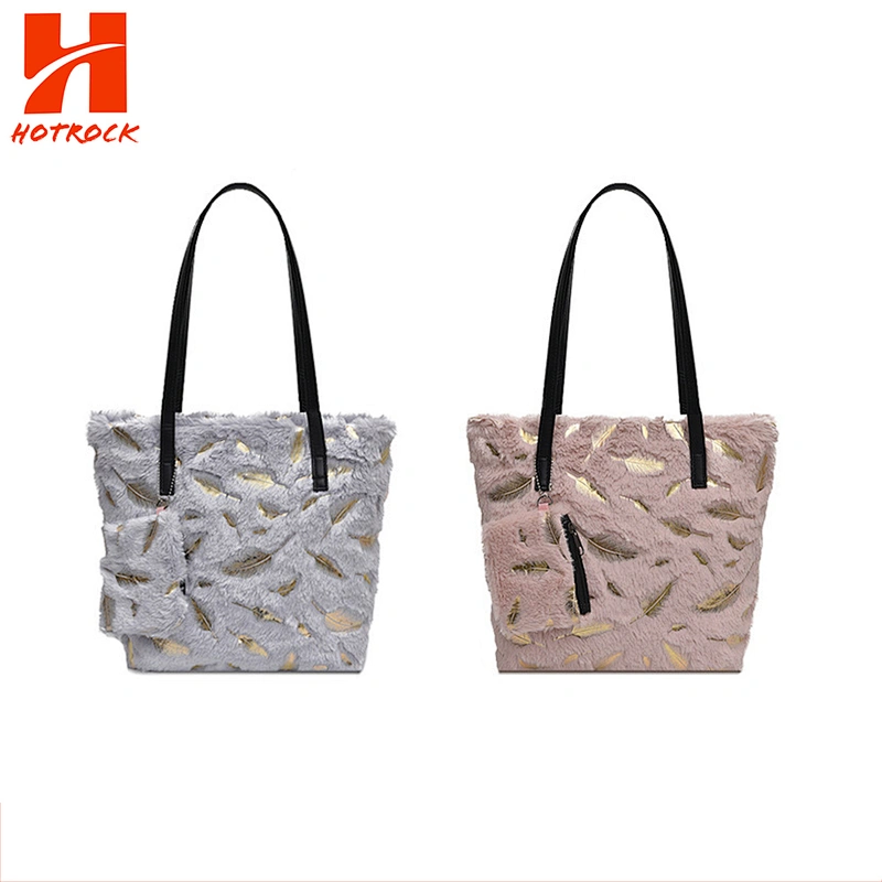NEW ARRIVAL FASHION HOLLOW OUT FEATHERS  TOTE BAG FOR WOMEN