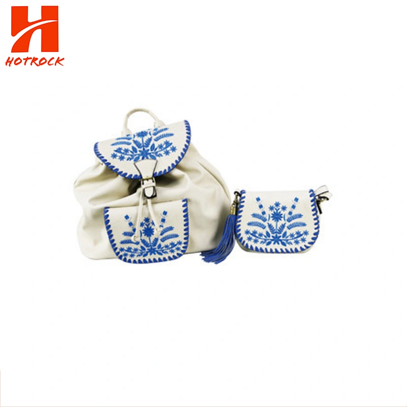Chinese embroidery women PU leather bags