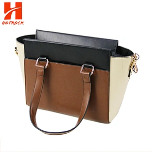 5Pcs Brown Pu Handbags Faux Leather Women Shoulder bags Set
