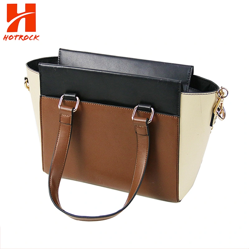 5Pcs Brown Pu Handbags Faux Leather Women Shoulder bags Set