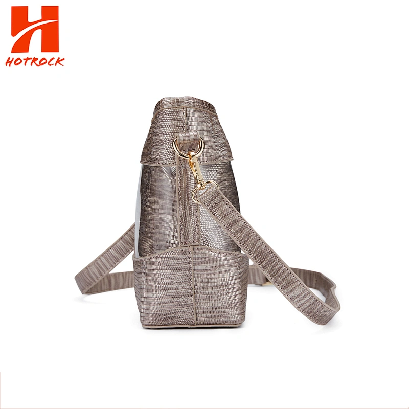 Clear PVC and Pu Leather Single Shoulder bags Popular Women Beach Bags from China Factory