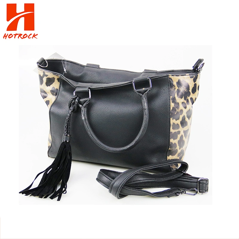 Sexy Leopard style women series Animal Prints PU leather bags Set