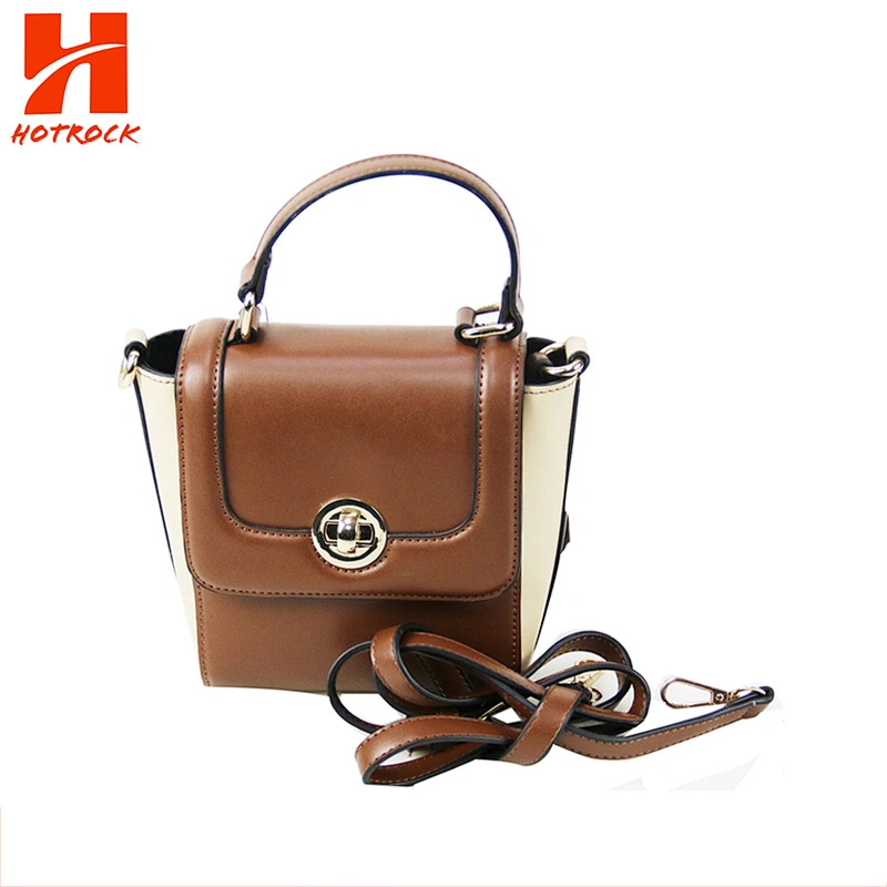 5Pcs Brown Pu Handbags Faux Leather Women Shoulder bags Set