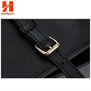 China Suppliers PU Handbags Black Leather Women Tote Bags
