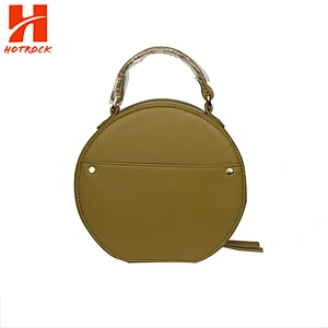 China Supplier wholesale Pu Crossbody Bags Fashion Color Round Bags