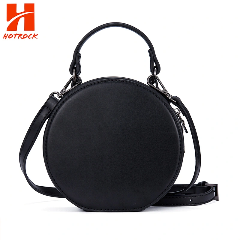 Top Handle Crossbody Wholesale Ladies Round Pu Leather Shoulder Bags