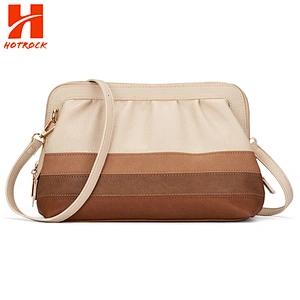 Hotrock Pu Leather Handbag Multi-Color Shoulder Purse Bags for Women