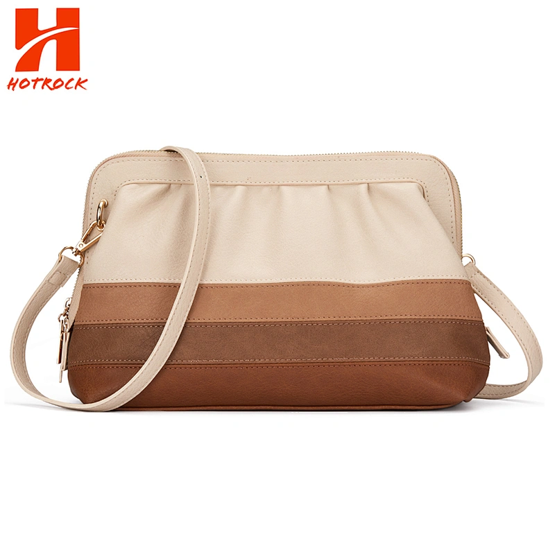 Hotrock Pu Leather Handbag Multi-Color Shoulder Purse Bags for Women