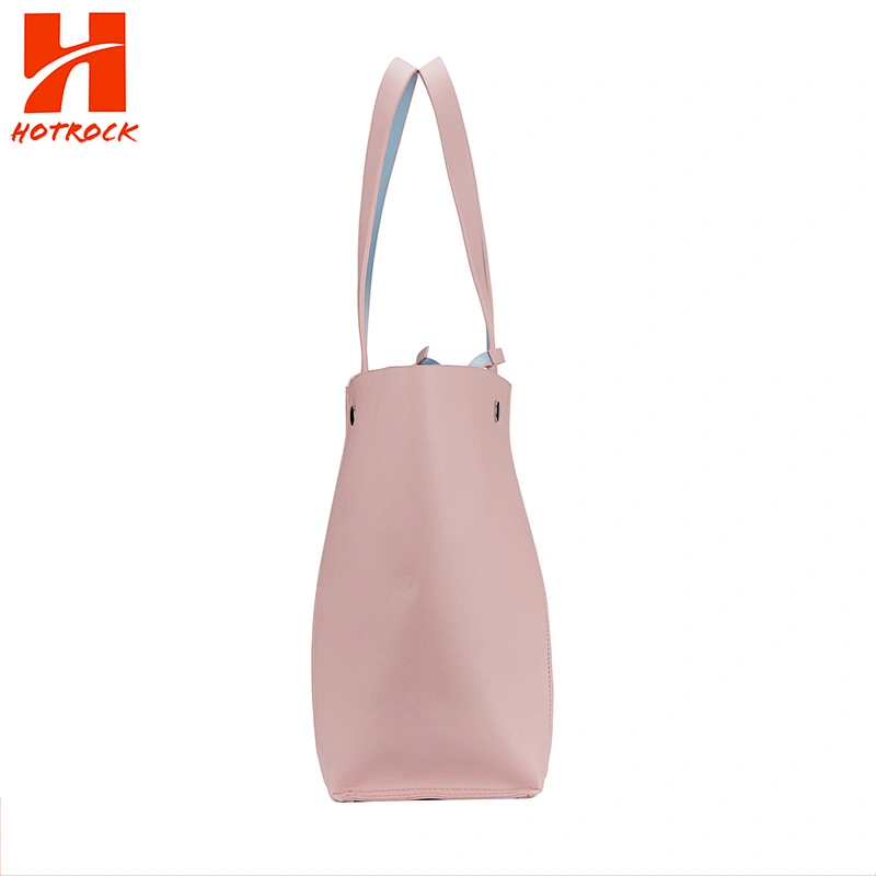 Fahion Women PU bags Candy Color Synthetic Leather Tote bags