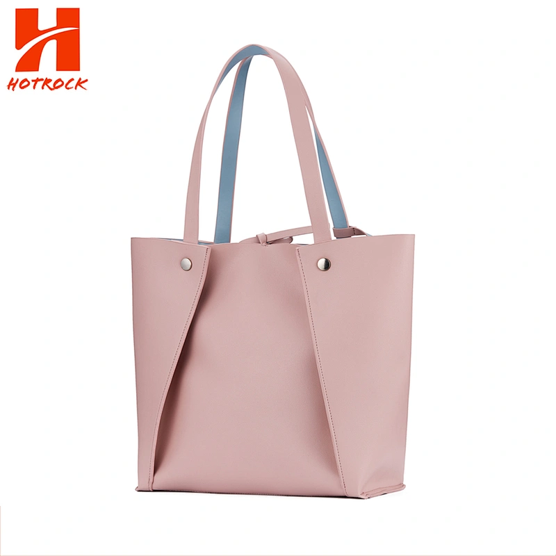 Fahion Women PU bags Candy Color Synthetic Leather Tote bags