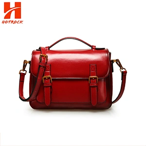 Hotrock fashion classical branded leather women messenger designer bags