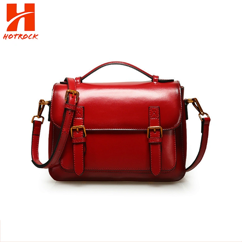 Hotrock fashion classical branded leather women messenger designer bags
