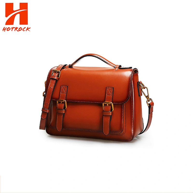 Hotrock fashion classical branded leather women messenger designer bags