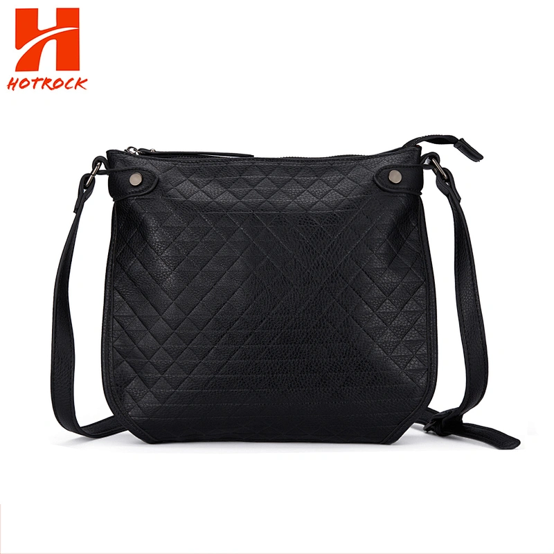 China Hotrock Pu Leather Simple Shoulder Bags for Ladies Wholesale