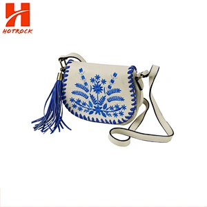 Chinese embroidery women PU leather bags