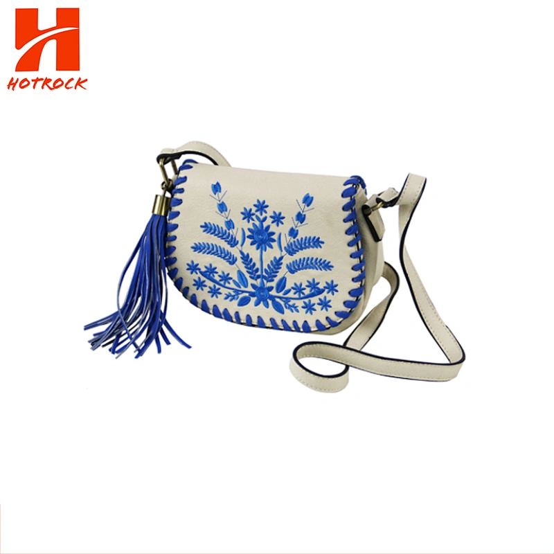 Chinese embroidery women PU leather bags