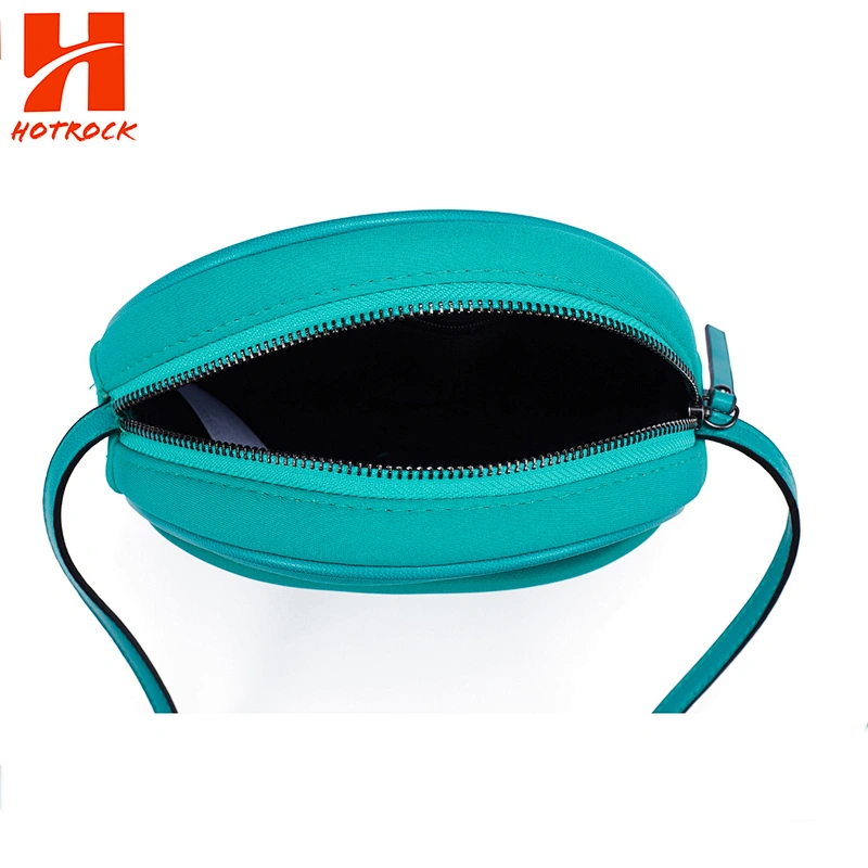 Fashion Neoprene Round Messenger Bags Macarons Women Shoulder Bags