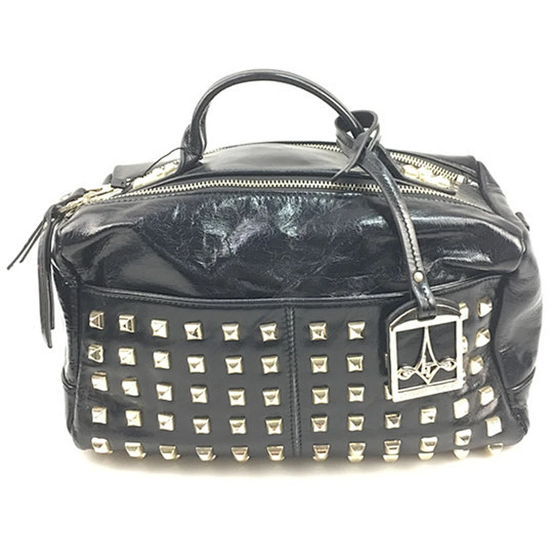 Women Fashion PU Leather Handbags with Rivet