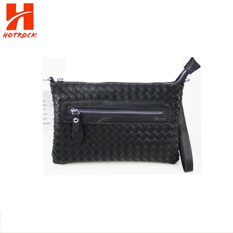 Knit style PU women series Handbags Shoulder Bags 4 in 1 Set with Matching Clutch and Wallet
