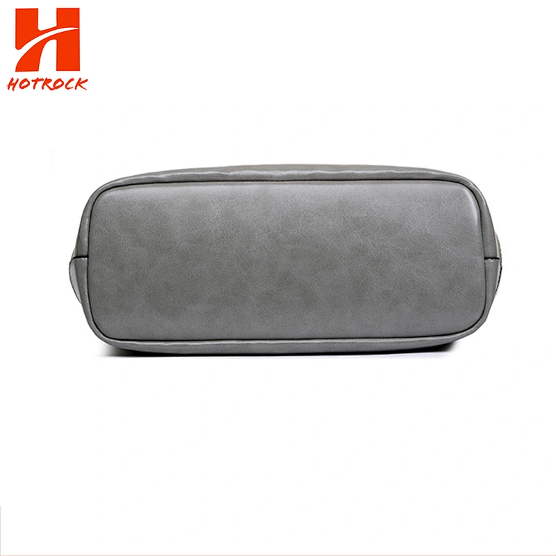 The New 2019 simple and retro hollow out carving single shoulder PU handbag