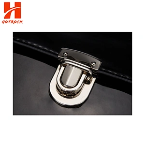 Metal Top Handle Small Patent Pu Leather Satchel Handbags Black Shoulder Bags