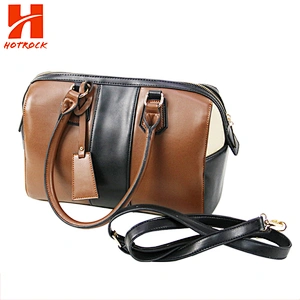 5Pcs Brown Pu Handbags Faux Leather Women Shoulder bags Set