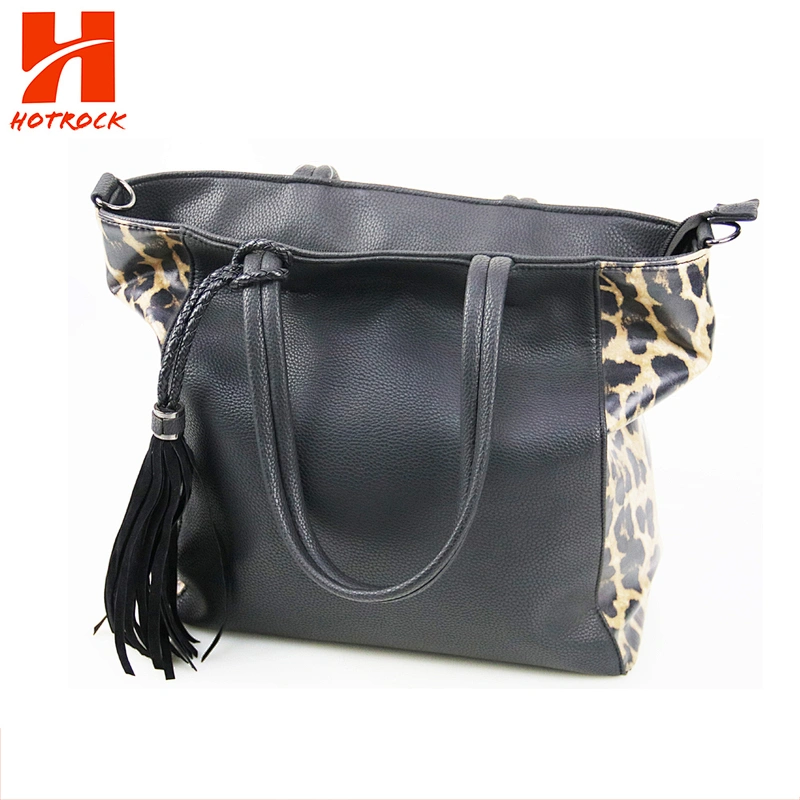 Sexy Leopard style women series Animal Prints PU leather bags Set