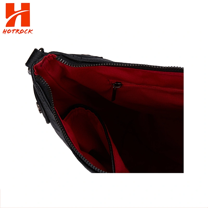 China Hotrock Pu Leather Simple Shoulder Bags for Ladies Wholesale