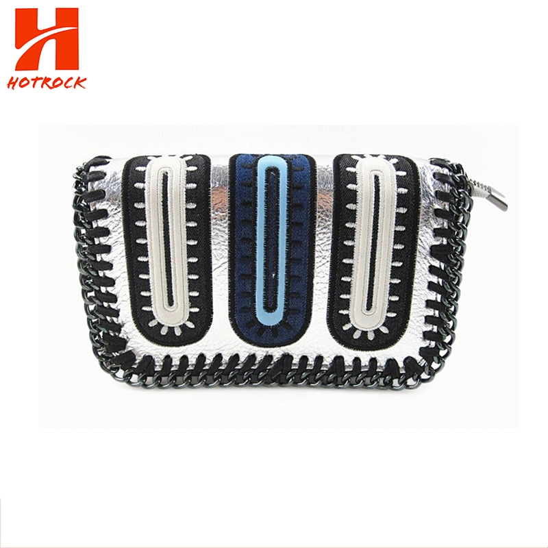 Embroidered design Women Cases OEM Pu Leather Crossbody Bags