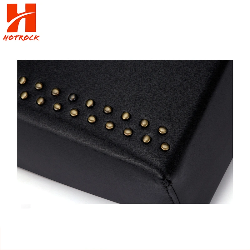 Black Faux Leather Women Bags Single Shoulder Bags with Rivet