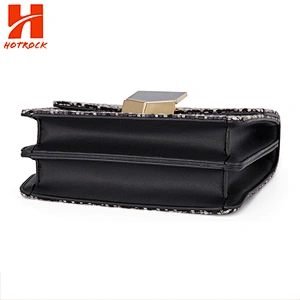 Classic Luxury Tweed OEM fashion crossbody bag for ladies