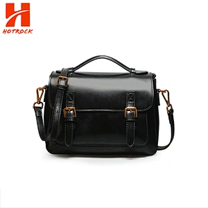 Hotrock fashion classical branded leather women messenger designer bags