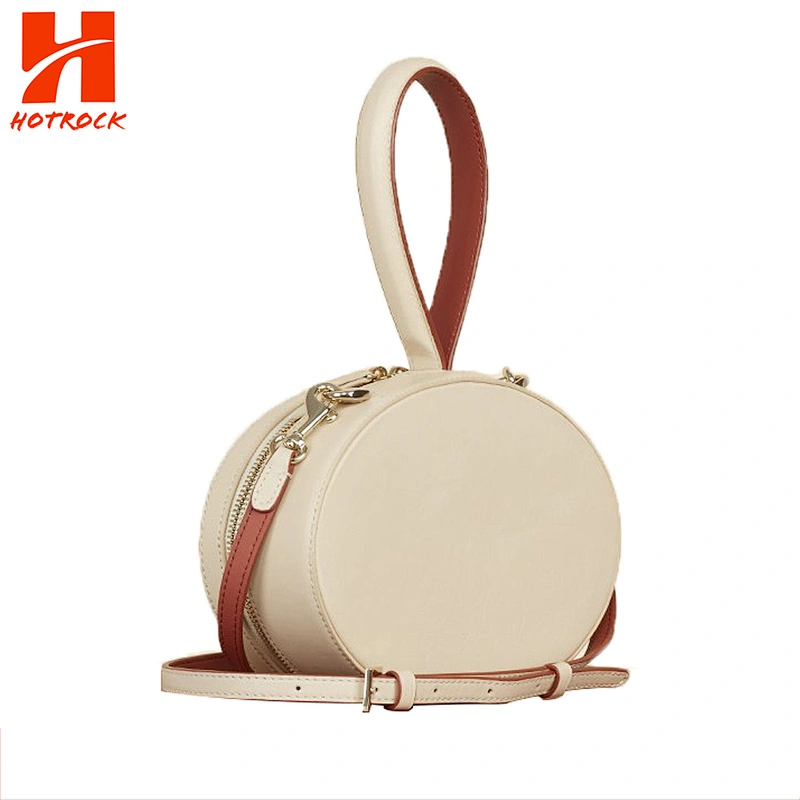 Fashion Stone Croc Mini Round Pu leather bags