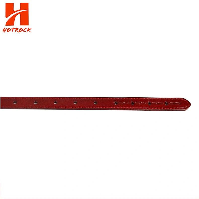 New design women Belt embossed pattern ladies PU leather belts