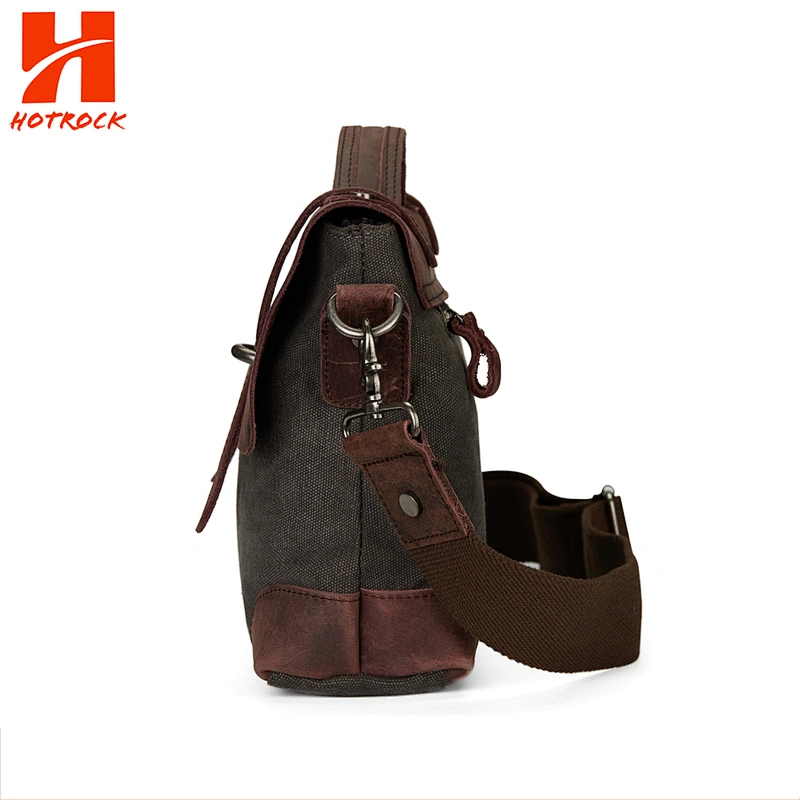 Customized Vintage Canvas Shoulder Bags Messenger Satchel Bags for men