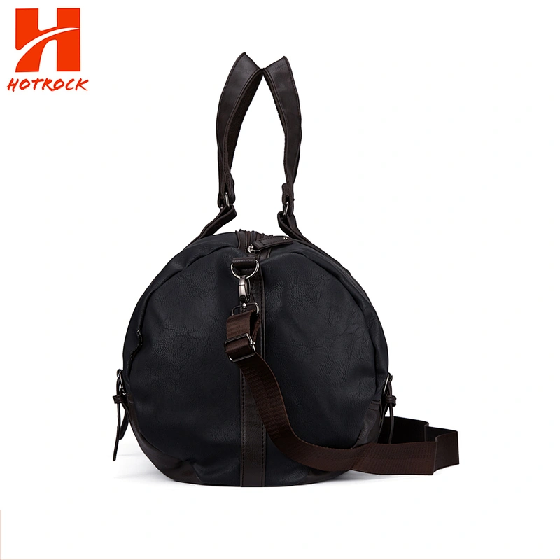 popular style men business leather travel bag