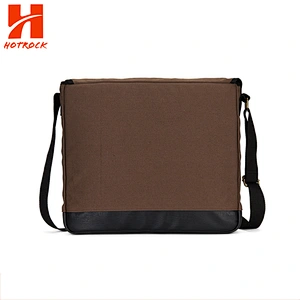 Custom long shoulder strap messager bag men canvas sling bags