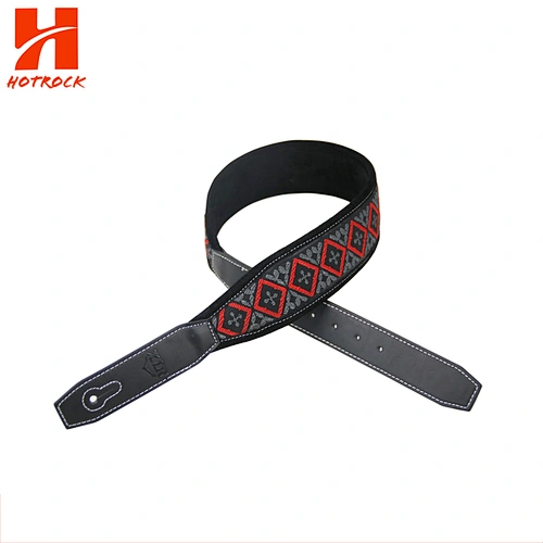 Custom Branding Pure Color Cotton Guitar Strap