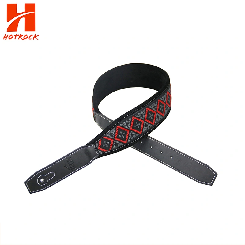 Custom Branding Pure Color Cotton Guitar Strap