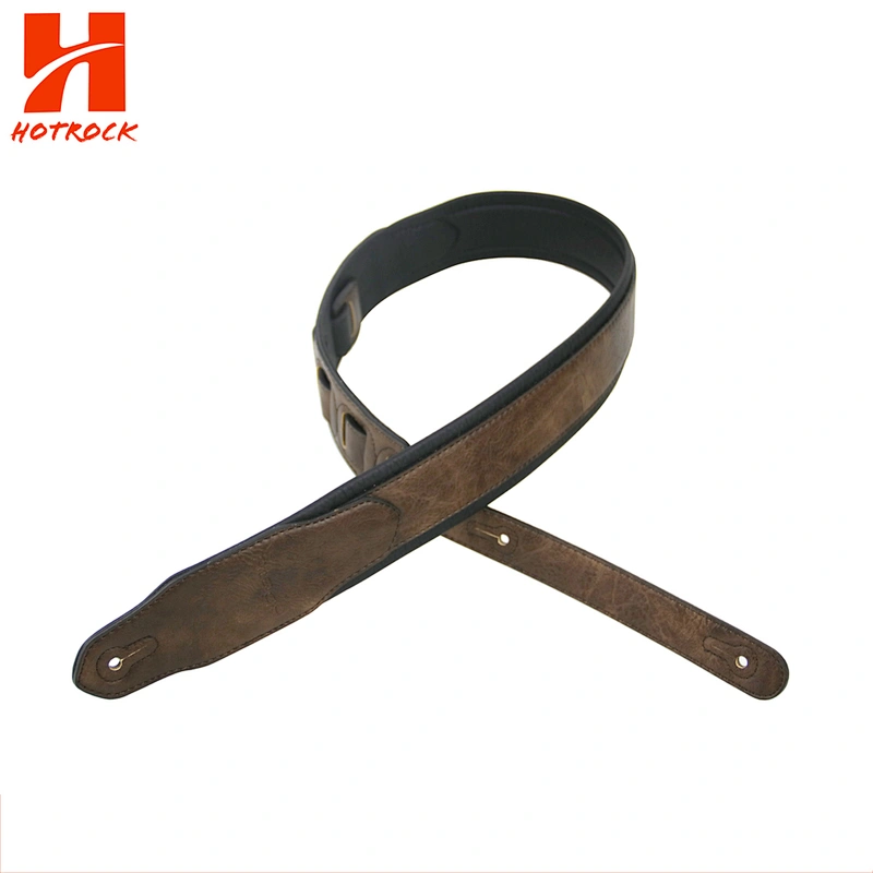 Custom Guitar Accessories Quality Colors Pu Leather Guitar Belt Strap