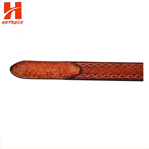 Customized vintage pattern PU leather Electric Guitar / Acoustic Guitar  Strap