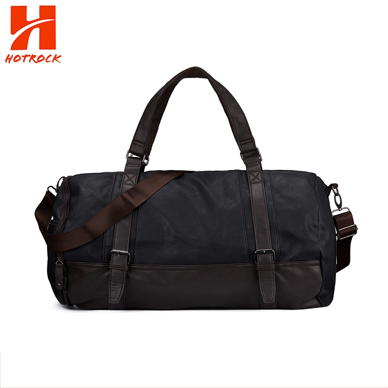 popular style men business leather travel bag