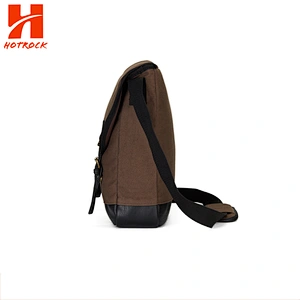 Custom long shoulder strap messager bag men canvas sling bags