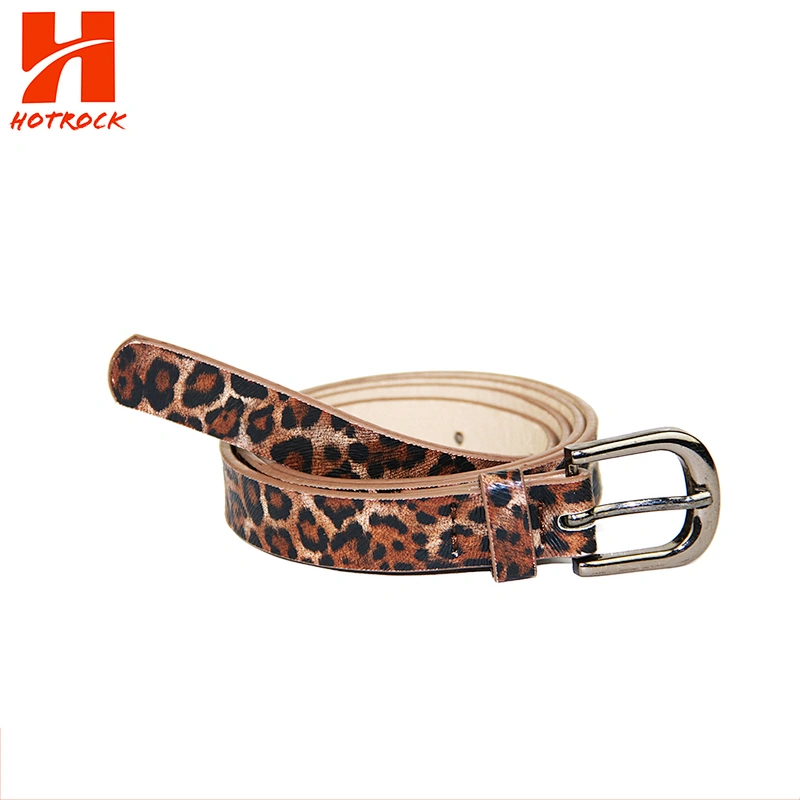 New design ladies Belt alligator pattern PU leather women belts