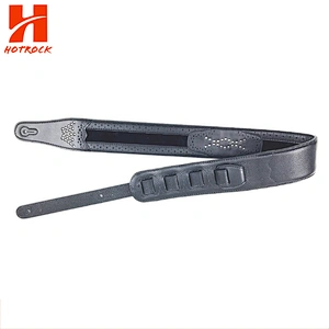 OEM Fashion Rivets Decoration Leather Guitar Belts Electric Guitar strap