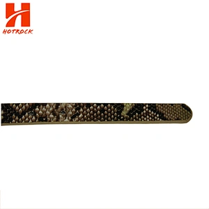 Popular ladies Belt serpentine pattern women PU leather belts