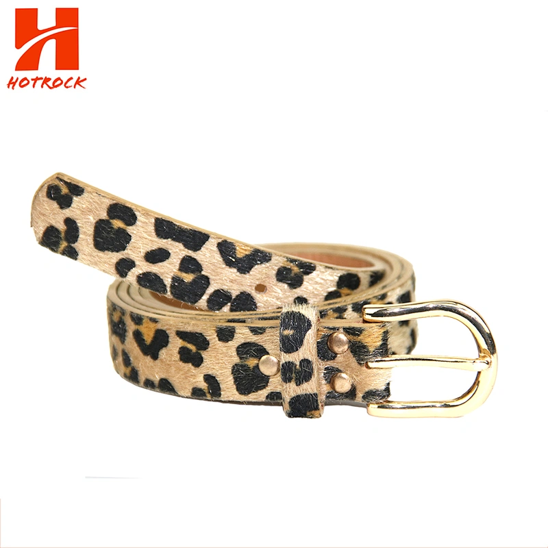 Wholesale women Belt leopard pattern PU leather belts
