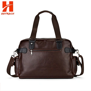 Hotrock Men's Handbags PU Leather Messenger Bags